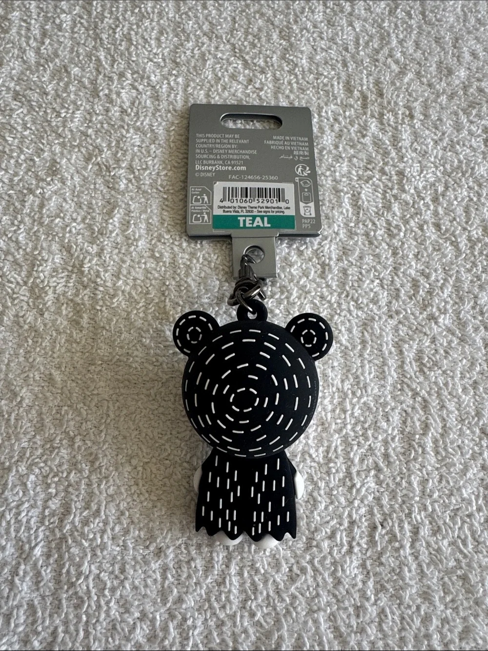 Disney The Nightmare Before Christmas Vampire Scary Teddy Keychain Bag Charm